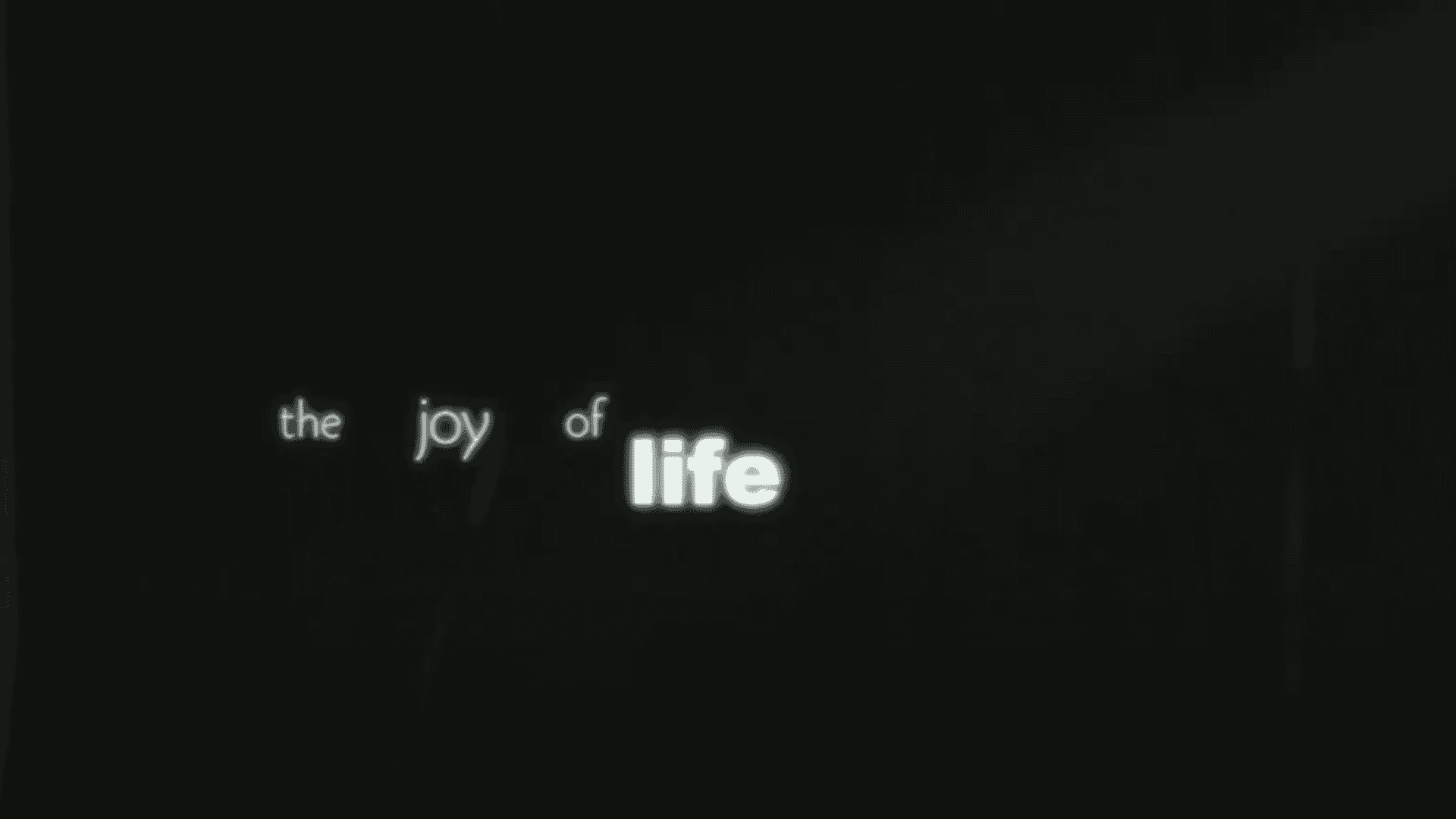 The Joy of Life | trailer